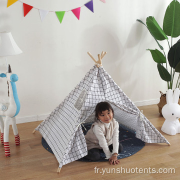 Tentes indiennes tipi pour enfants intérieurs et extérieurs